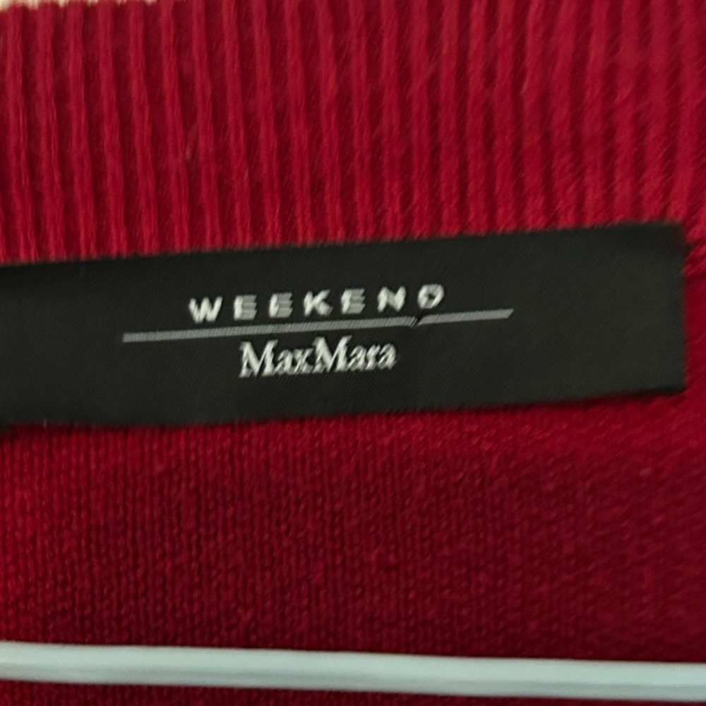 Weekend MaxMara Red Weekenders Sweater - Picture 3 of 7